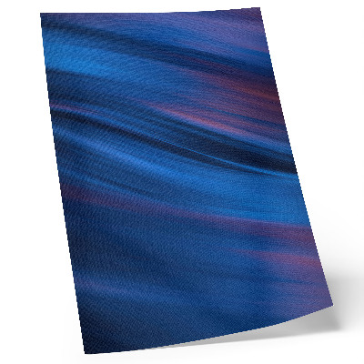 Poster Fasce di colore dinamiche nelle tonalità del blu