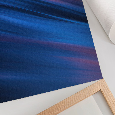 Poster Fasce di colore dinamiche nelle tonalità del blu