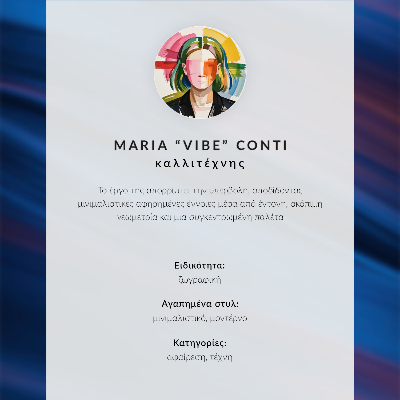 Foto su tela Strisce colorate dal giallo al blu scuro