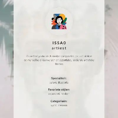 Foto su tela figura nel deserto con motivo surreale