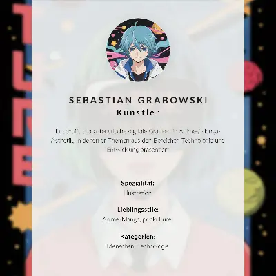 Poster personaggio moderno con occhiali per la realtà virtuale