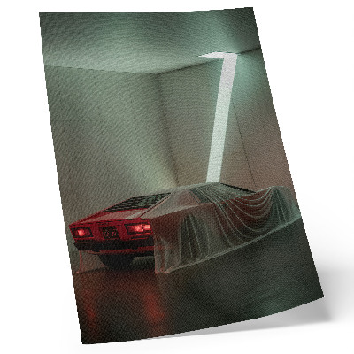Foto su tela Fari per auto classici, minimalismo ed eleganza