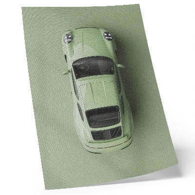 Poster Un'auto moderna in una tonalità di verde