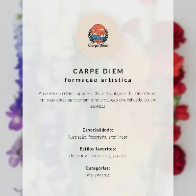 Poster montagne e ciliegi in fiore su cielo rosa