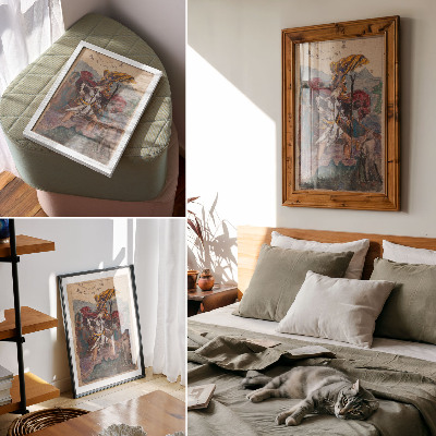 Poster Studio ispirato a Dürer: San Cristoforo II di Albrecht Dürer