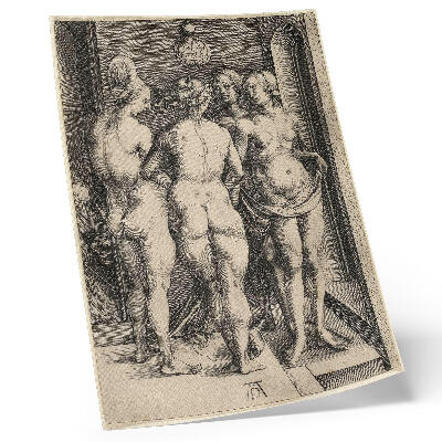 Foto su tela Quattro donne nude di Albrecht Dürer