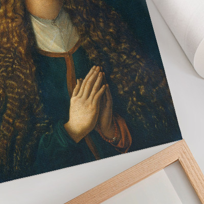 Poster Ritratto di giovane donna con i capelli sciolti, 1497, di Albrecht Dürer