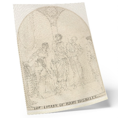 Foto su tela Litanie di Maria Maddalena di Aubrey Vincent Beardsley