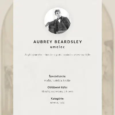 Litanie di Maria Maddalena di Aubrey Vincent Beardsley stampa su tela