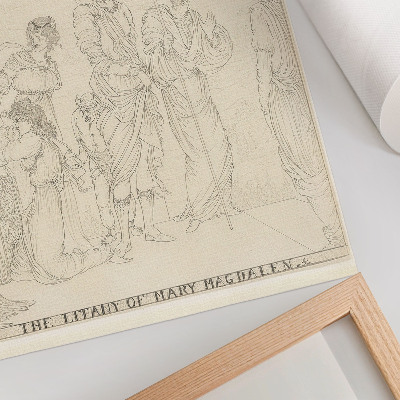 Foto su tela Litanie di Maria Maddalena di Aubrey Vincent Beardsley