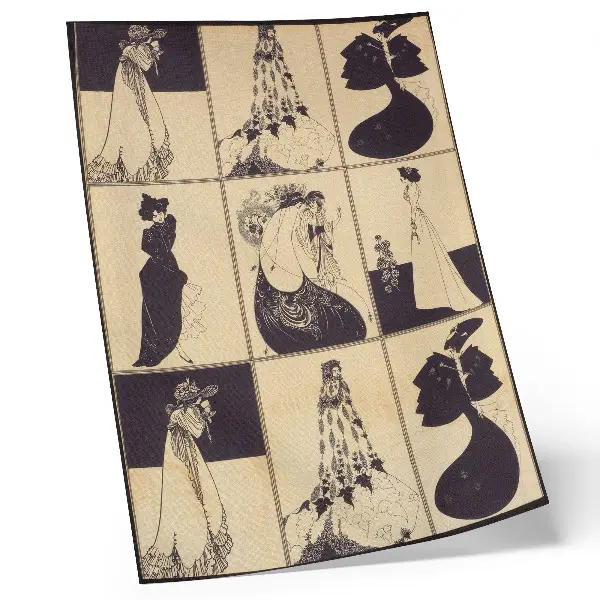 Poster Tavola rotonda curata da Aubrey Vincent Beardsley