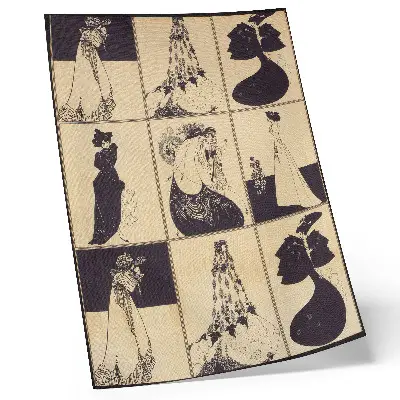 Poster Tavola rotonda curata da Aubrey Vincent Beardsley