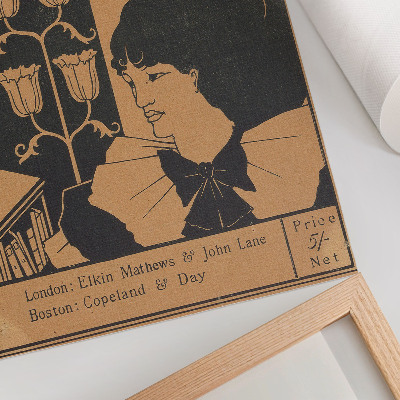 Stampa su tela Copertina di The Yellow Book, rivista trimestrale illustrata, Volume II, luglio 1894, Aubrey Beardsley