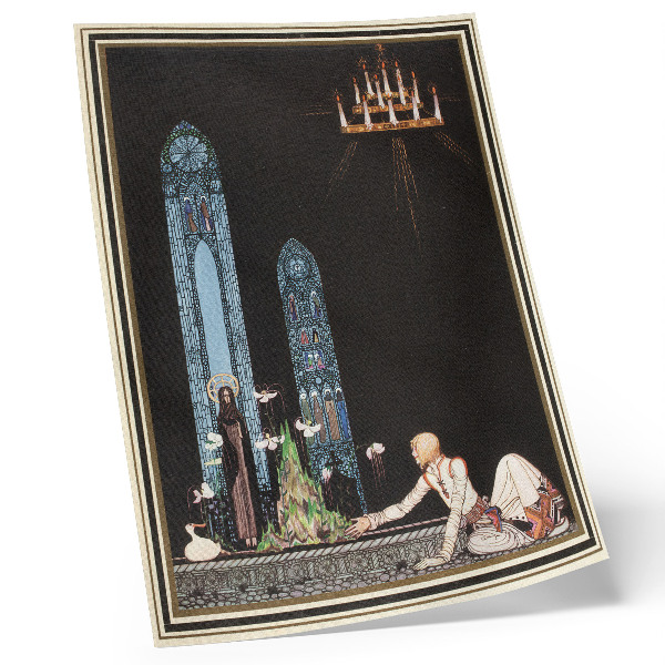 Foto su tela Illustrazione di Kay Nielsen per il libro 