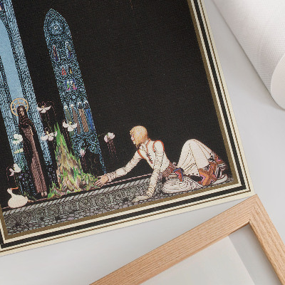 Foto su tela Illustrazione di Kay Nielsen per il libro 