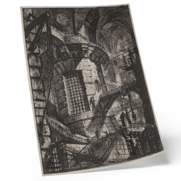 Stampa su tela La Torre Rotonda (1780) – Giovanni Battista Piranesi