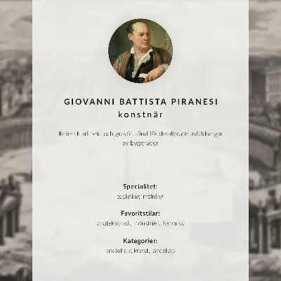Stampa su tela La Torre Rotonda del 1780 di Giovanni Battista Piranesi