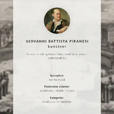 Stampa su tela La Torre Rotonda del 1780 di Giovanni Battista Piranesi