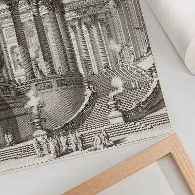 Tempio Antico di Giovanni Battista Piranesi stampa su tela