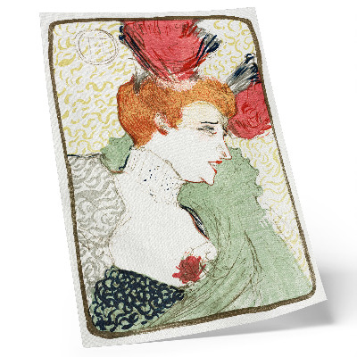 Foto su tela Busto della signorina Lender (1895), stampa ad alta risoluzione di Henri de Toulouse-Lautrec