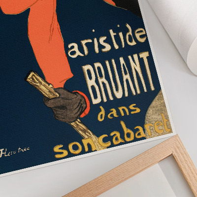 Poster Gli ambasciatori di Aristide Bruant dans son cabaret 1892 stampa ad alta risoluzione di Henri de Toulouse-Lautrec