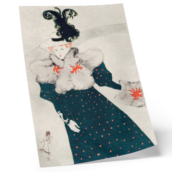 Foto su tela La revue blanche (1895) stampa ad alta risoluzione di Henri de Toulouse-Lautrec