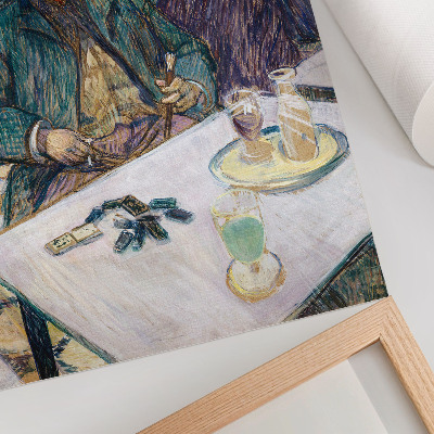 Stampa su tela Il signor Boileau al caffè (1893) – un dipinto ad alta risoluzione di Henri de Toulouse-Lautrec