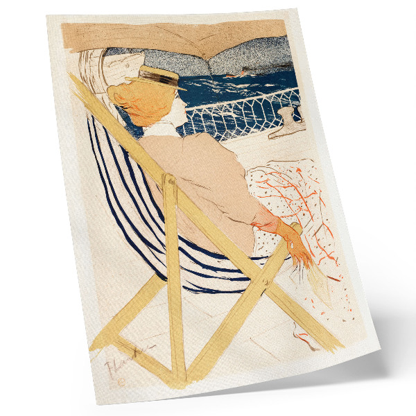 Foto su tela La Passagère du 54 (1896) stampa ad alta risoluzione di Henri de Toulouse-Lautrec