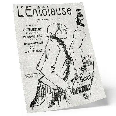 Poster di Povero camminatore di strada! (1893) incisione di Henri de Toulouse-Lautrec