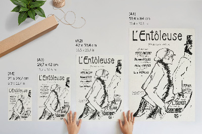 Poster Povero camminatore di strada! (1893) incisione di Henri de Toulouse-Lautrec