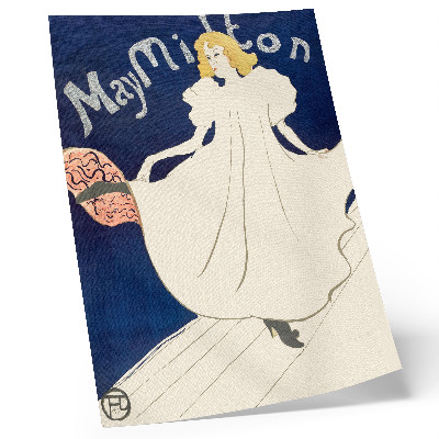Stampa su tela May Milton (1895) – stampa ad alta risoluzione di Henri de Toulouse-Lautrec