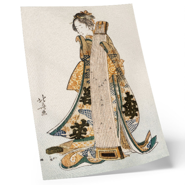 Foto su tela Hokusai giapponese (1760-1849) in stile ukiyo-e vintage