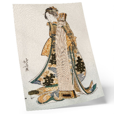 Foto su tela Hokusai giapponese (1760-1849) in stile ukiyo-e vintage