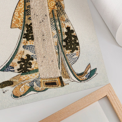 Foto su tela Hokusai giapponese (1760-1849) in stile ukiyo-e vintage
