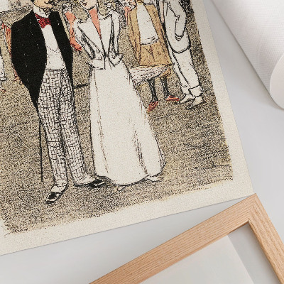 Poster Il Trio Eterno (1899) – incisione di Théophile Alexandre Steinlen
