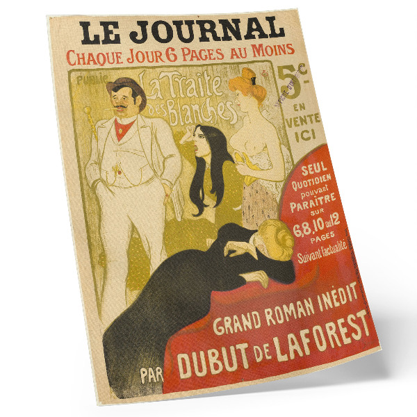 Poster La Traite des Blanches di Théophile-Alexandre Pierre Steinlen