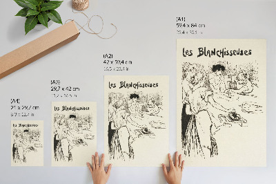 Poster Les Blanchisseuses – Théophile Alexandre Steinlen