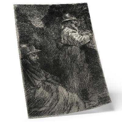 Stampa su tela Nella caserma – Théophile Alexandre Steinlen