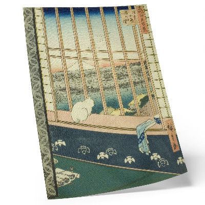 Foto su tela Le risaie di Asakusa e il festival di Torinomachi dalla serie Cento vedute famose di Edo di Hiroshige
