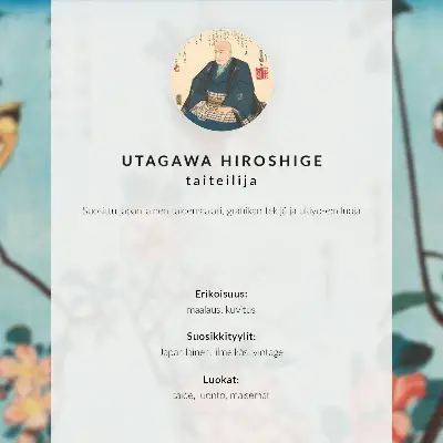 Stampa su tela Fujisawa di Utagawa Hiroshige stampa su tela
