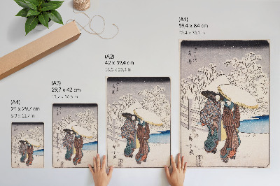 Stampa su tela Fujisawa di Utagawa Hiroshige