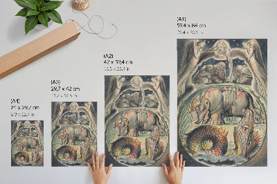 Poster Behemoth e Leviatano (da William Blake)