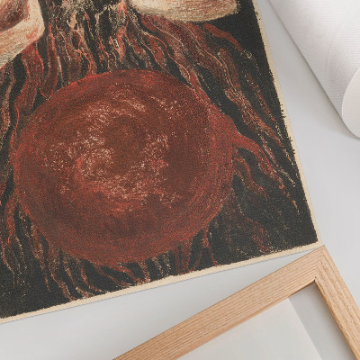 Stampa su tela Il primo libro di Urizen, tavoletta 16 (Bentley 17)