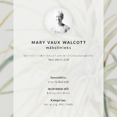 Poster Ananas selvatico (Tillandsia fasciculata) (1921) di Mary Vaux Walcott