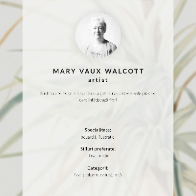 Poster Ananas selvatico (Tillandsia fasciculata) (1921) di Mary Vaux Walcott