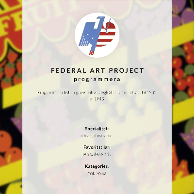 Poster Il negozio di frutta (1936) – di Federal Art Project