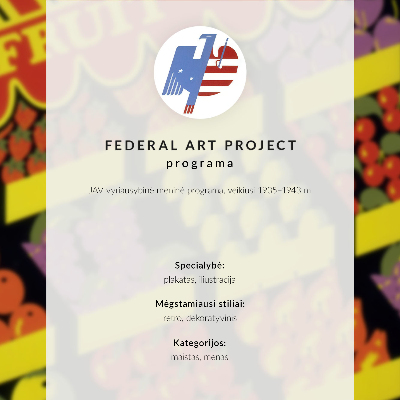 Poster Il negozio di frutta (1936) – di Federal Art Project