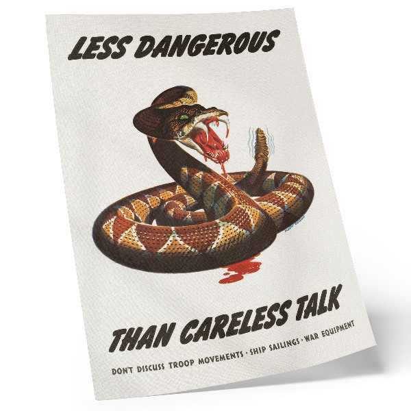 Poster Manifesto del serpente (1944) di Albert Dorne