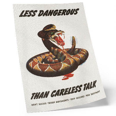 Poster Manifesto del serpente (1944) di Albert Dorne