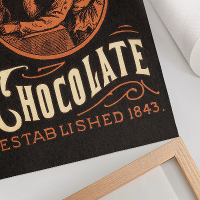 Stampa su tela Cioccolato Webb (1843) – cromolitografia